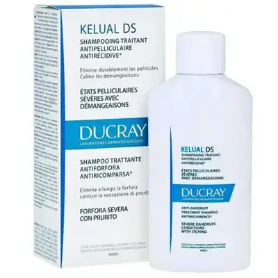Ducray Kelual DS shampoo 100ml-شامبو لعلاج القشرة المزمنه